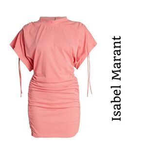 New ISABEL MARANT NWT Zarko Jersey Minidress in Papaya Size M NWT